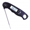 Electronic thermometer with heat-resistant probe